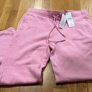 UGG Pink Daniella Sweatpants joggers NWT size large,light pink pockets